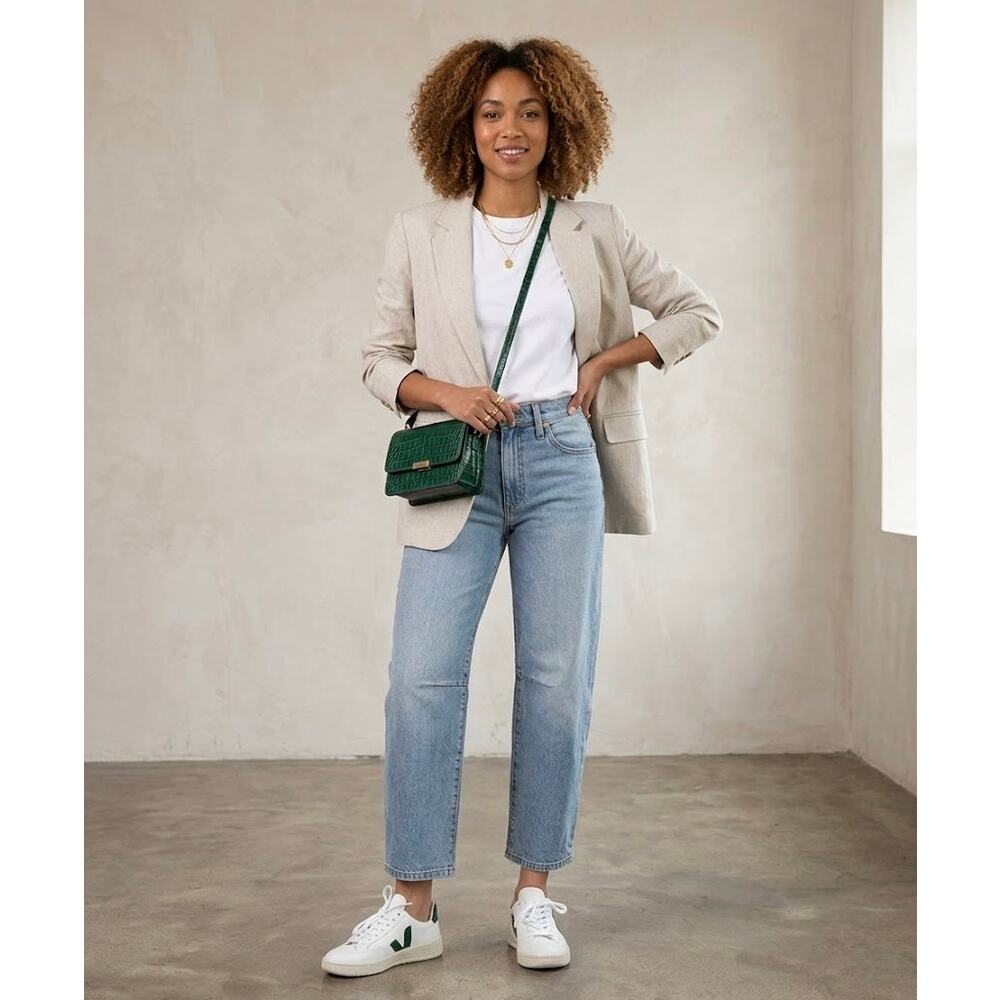 Kut from the Kloth Ashley High Rise Slouchy Barrel Jeans Light Wash Size 00